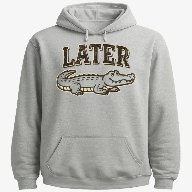 Later Alligator-Hoodie-Gray Heather