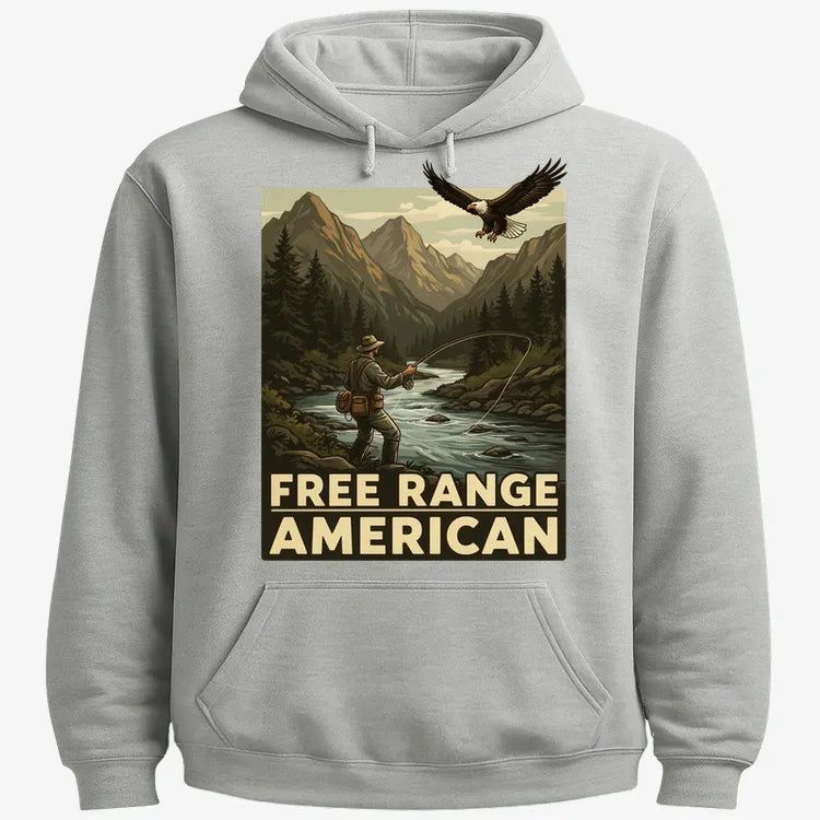 Free Range American-Hoodie-Gray Heather