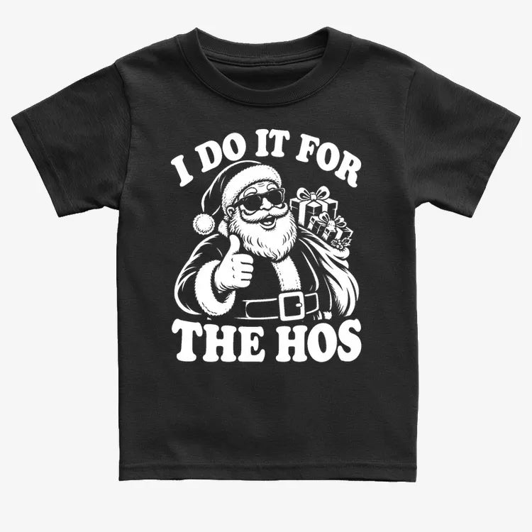 I Do It for the Hos-Kids T-Shirt-Black