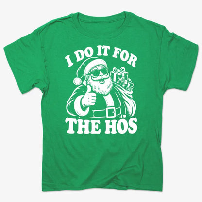 I Do It for the Hos-Unisex Heavyweight T-Shirt-Kelly Green Heather