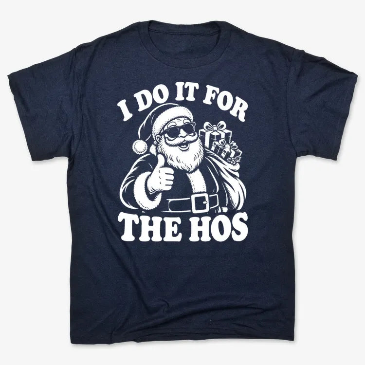 I Do It for the Hos-Unisex Heavyweight T-Shirt-Navy Blue