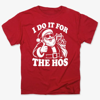I Do It for the Hos-Unisex Heavyweight T-Shirt-Red