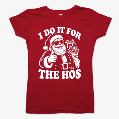 I Do It for the Hos-Women's T-Shirt-Deep Red