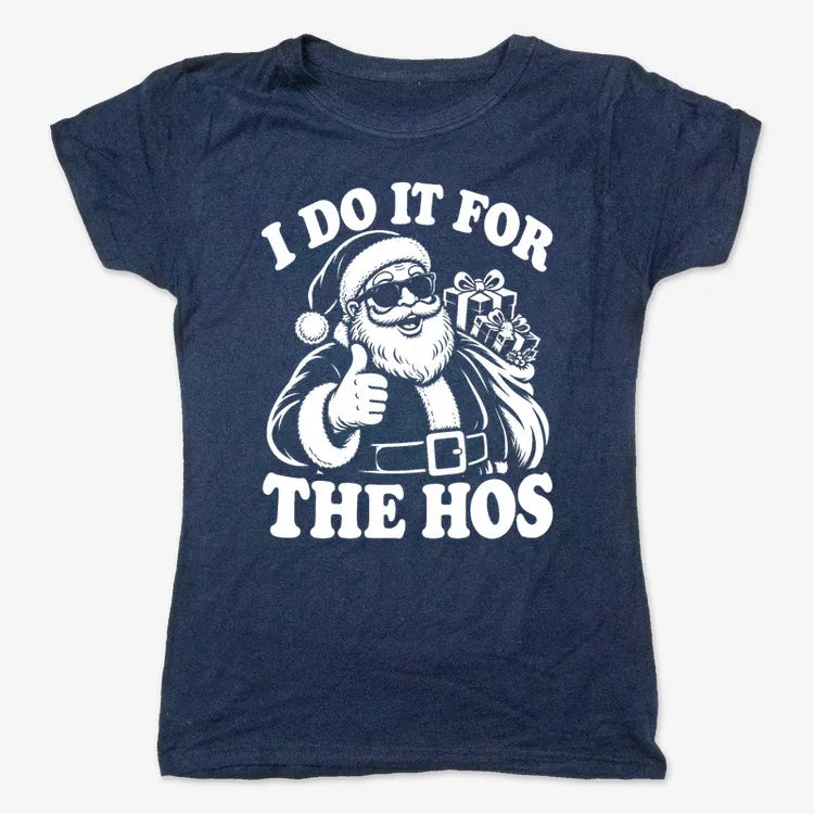 I Do It for the Hos-Women's T-Shirt-True Navy