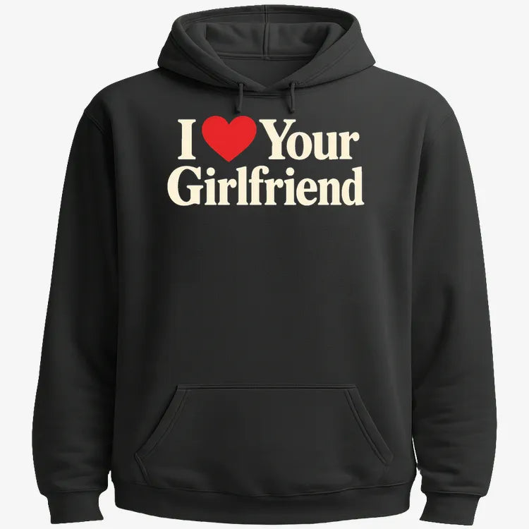 I Heart Your Girlfriend-Hoodie-Black