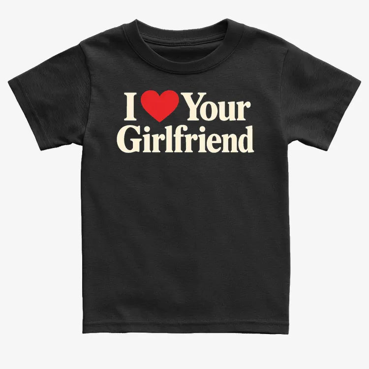 I Heart Your Girlfriend-Kids T-Shirt-Black