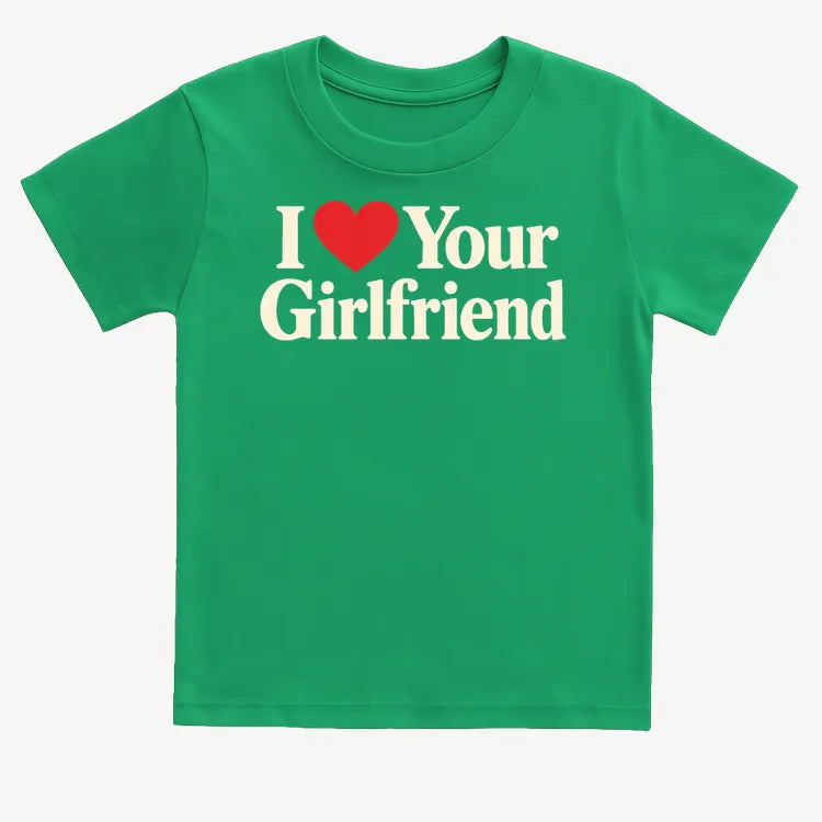 I Heart Your Girlfriend-Kids T-Shirt-Green