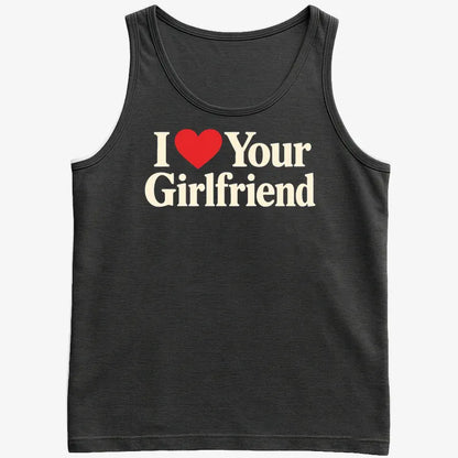 I Heart Your Girlfriend-Men's Tank Top-Black