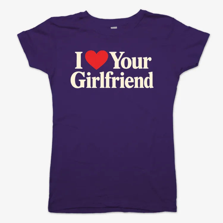 I Heart Your Girlfriend-Women's T-Shirt-Violet