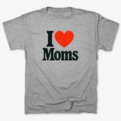I ❤️ Moms-Men's T-Shirt-Gray Heather
