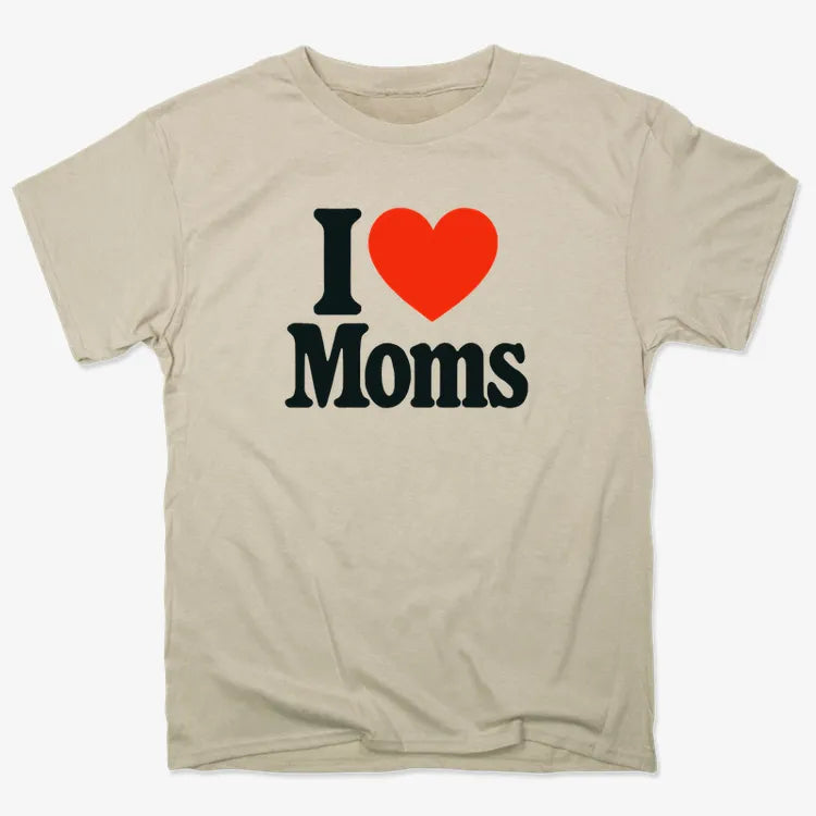 I ❤️ Moms-Men's T-Shirt-Sand