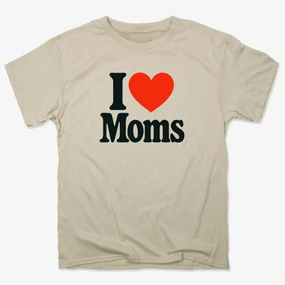 I ❤️ Moms-Men's T-Shirt-Sand