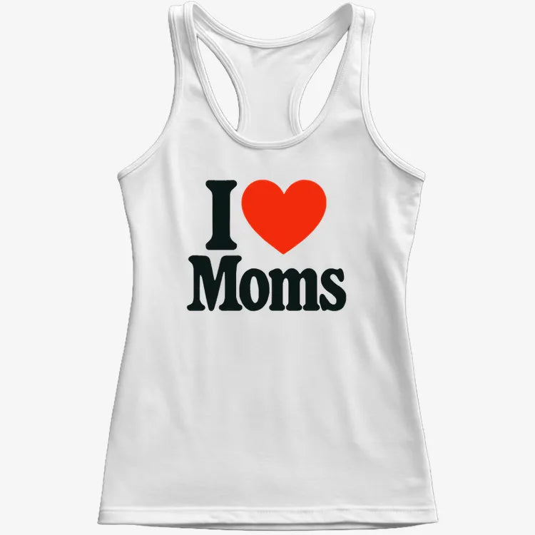 I ❤️ Moms-Women's Tank Top-Snow
