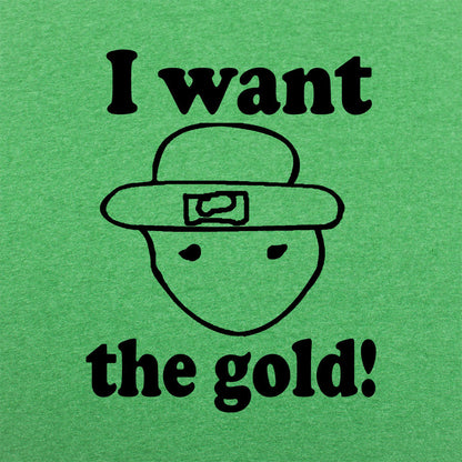 I Want The Gold Sketchy Leprechaun Face
