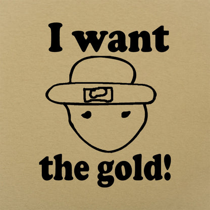 I Want The Gold Sketchy Leprechaun Face