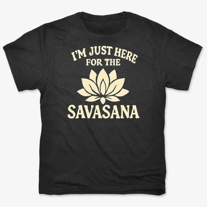 I'm Just Here For The Savasana-Men's T-Shirt-Black