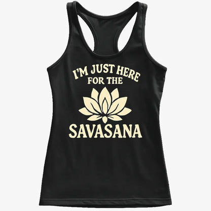 I'm Just Here For The Savasana-Women's Tank Top-Midnight