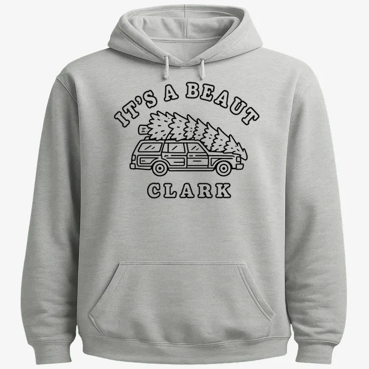 It's A Beaut Clark-Hoodie-Gray Heather