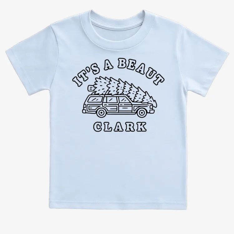 It's A Beaut Clark-Kids T-Shirt-Blue