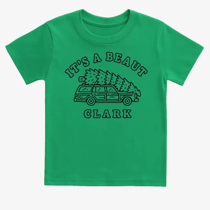 It's A Beaut Clark-Kids T-Shirt-Green