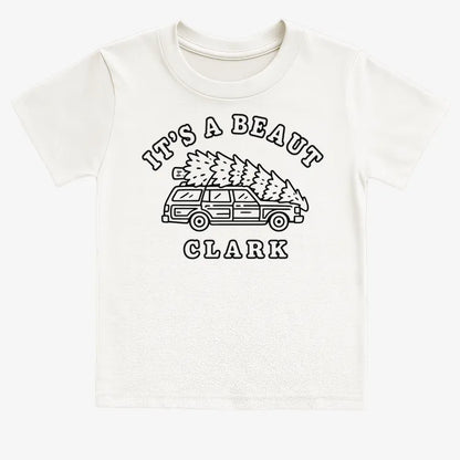 It's A Beaut Clark-Kids T-Shirt-White