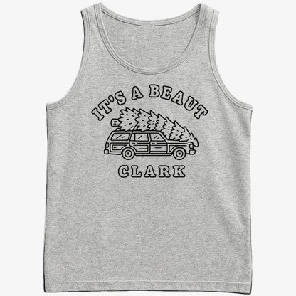 It's A Beaut Clark-Men's Tank Top-Gray Heather