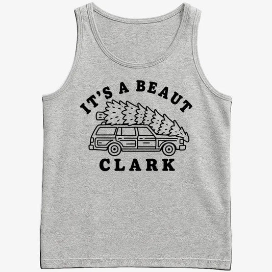 It's A Beaut Clark-Men's Tank Top-Gray Heather
