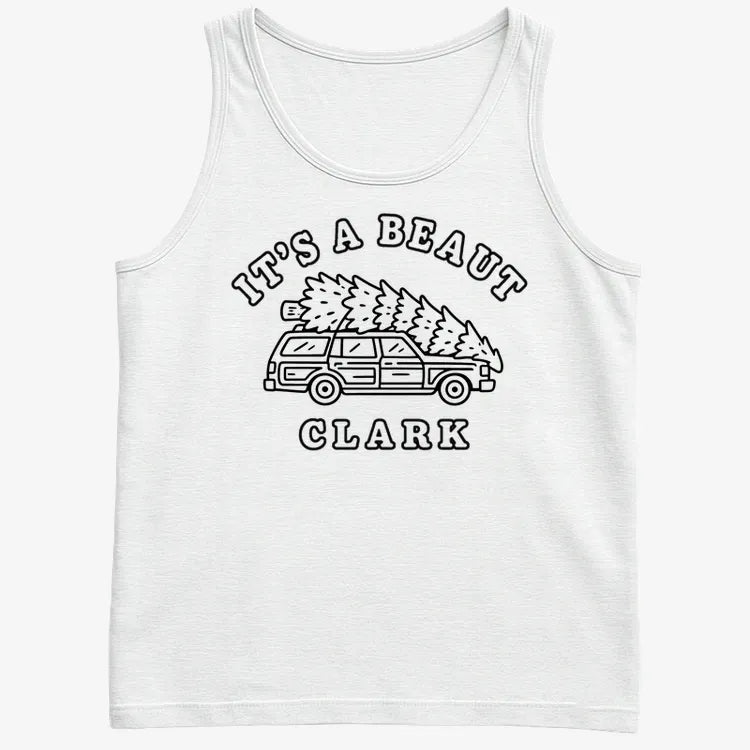 It's A Beaut Clark-Men's Tank Top-White