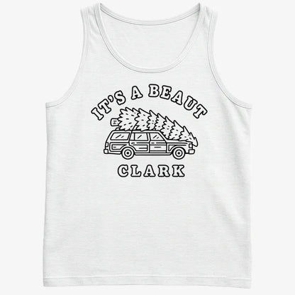 It's A Beaut Clark-Men's Tank Top-White
