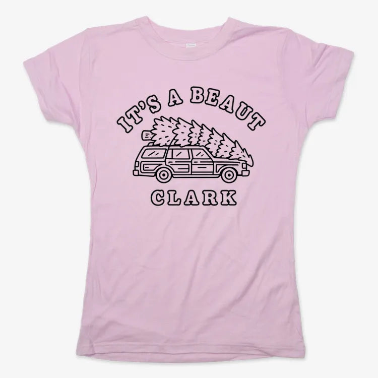 It's A Beaut Clark-Women's T-Shirt-Soft Pink