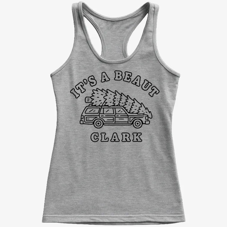 It's A Beaut Clark-Women's Tank Top-Gray Granite