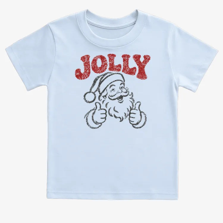 Jolly Santa-Kids T-Shirt-Blue