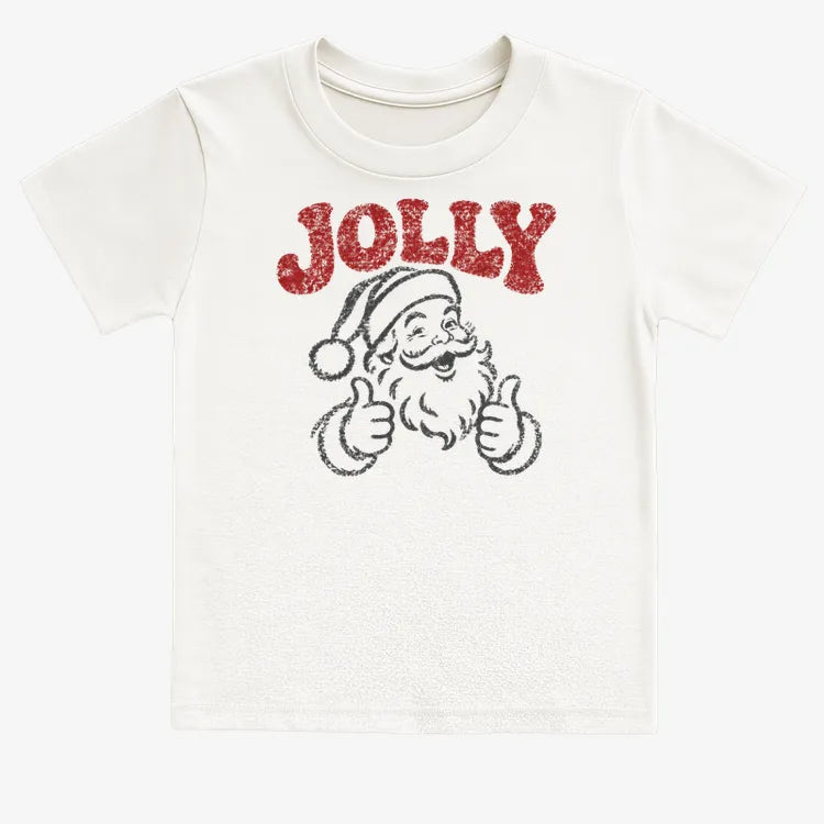 Jolly Santa-Kids T-Shirt-White