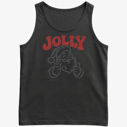 Jolly Santa-Men's Tank Top-Black