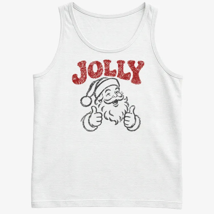Jolly Santa-Men's Tank Top-White