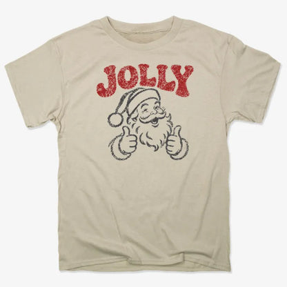 Jolly Santa-Unisex Heavyweight T-Shirt-Sand