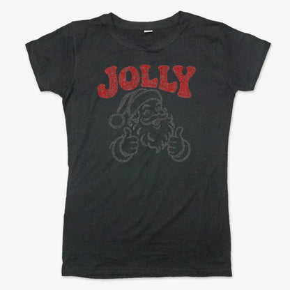 Jolly Santa-Women's T-Shirt-Midnight