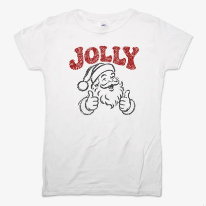 Jolly Santa-Women's T-Shirt-Snow