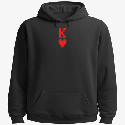 K of Hearts-Hoodie-Black