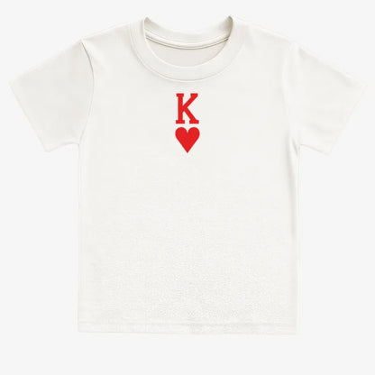K of Hearts-Kids T-Shirt-White