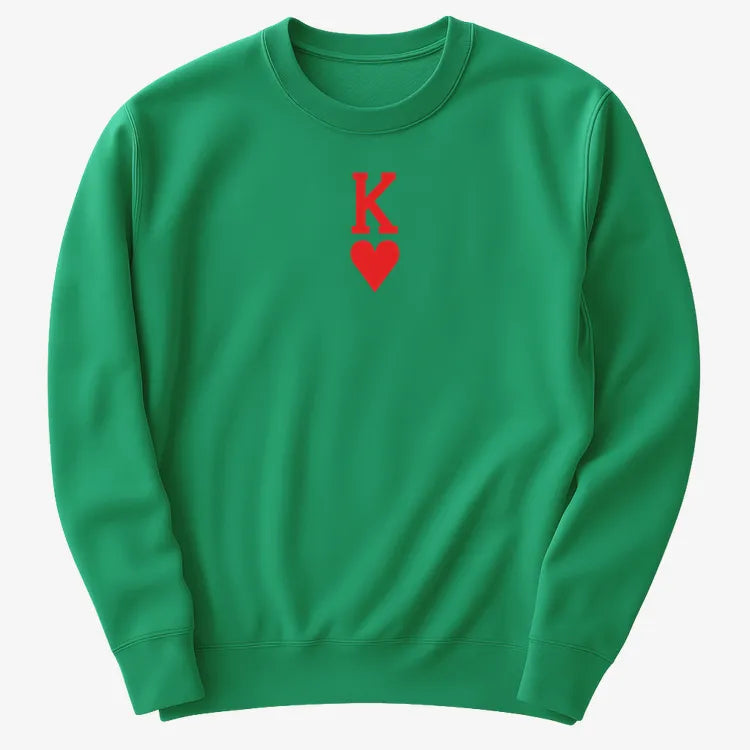 K of Hearts-Sweatshirt-Green