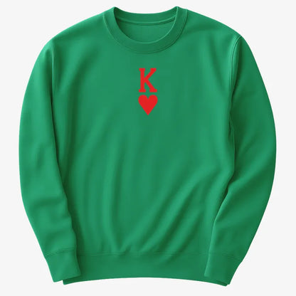 K of Hearts-Sweatshirt-Green