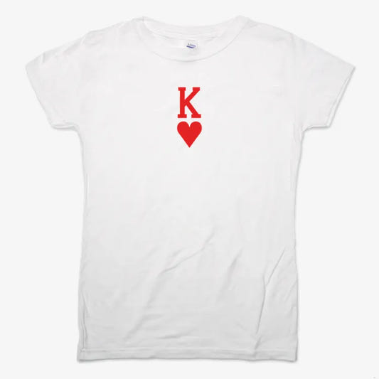 K of Hearts-Women's T-Shirt-Snow