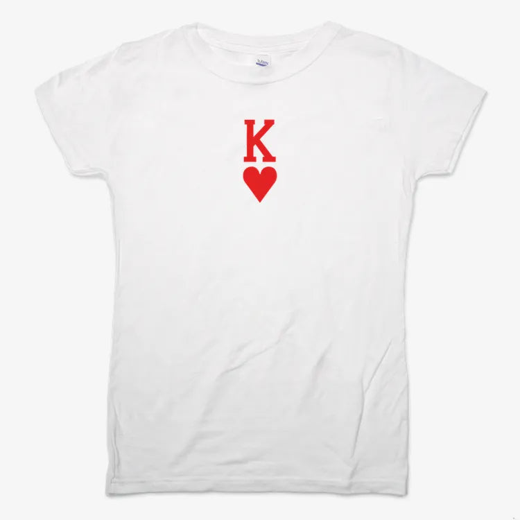 K of Hearts-Women's T-Shirt-Snow