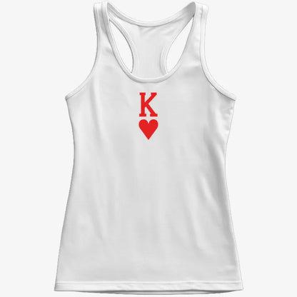 K of Hearts-Women's Tank Top-Snow