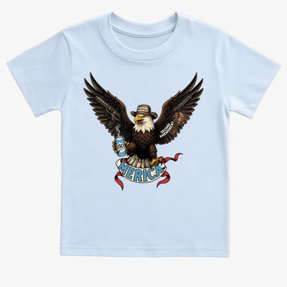 Merica Eagle with Guns & Beer