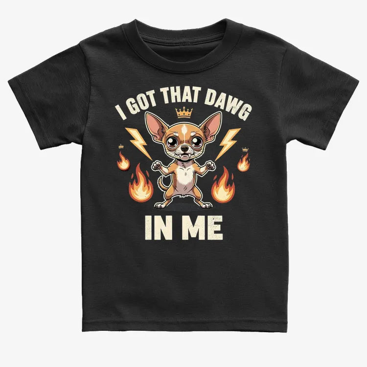 I Got That Dawg In Me-Kids T-Shirt-Black