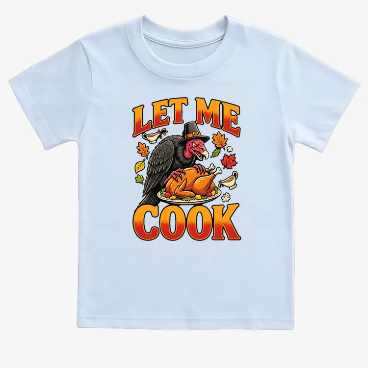 Let Me Cook-Kids T-Shirt-Blue