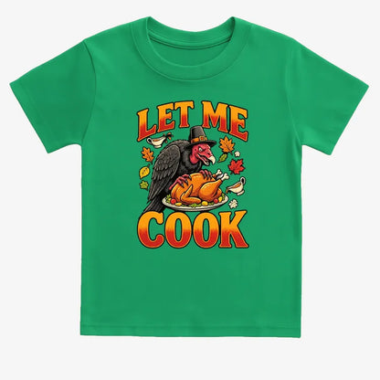 Let Me Cook-Kids T-Shirt-Green