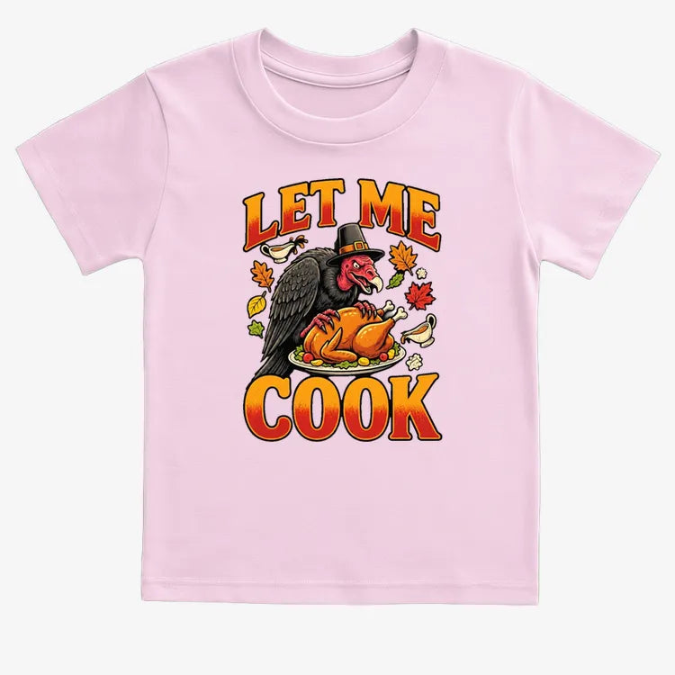 Let Me Cook-Kids T-Shirt-Pink